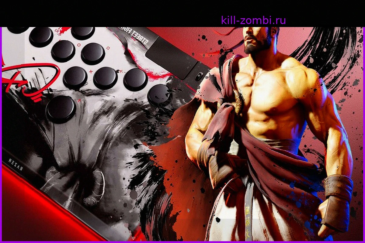 Razer Kitsune Ryu Edition: Лимитированный аркадный контроллер с дизайном Street Fighter 6