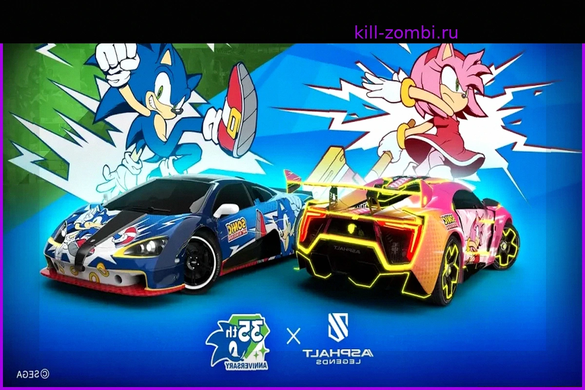 Asphalt Legends Unite traz de volta colaboração com Sonic the Hedgehog